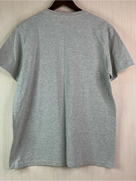 Disney Men’s Mickey Mouse Silhouette Grey Crewneck Shirt Sleeve T-Shirt Large - Picture 2 of 5